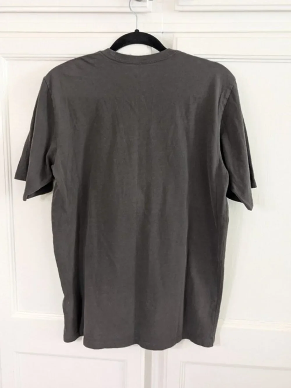 The North Face Charcoal Tee with Bright Green Arches Graphic Men's‎ Size S